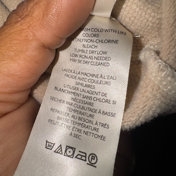 Free People Cream Ruffle Sweatshirt - Picture 7 of 10